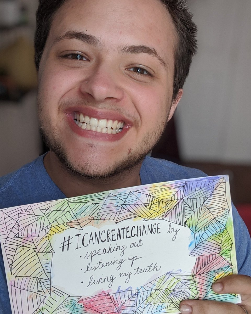 LGBTQXchange's tweet photo. Oliver (@OliverStabbe) creates change by speaking out, listening up, and living their truth.

#ICanCreateChange
#XchangeForChange https://t.co/BByRaBALrH