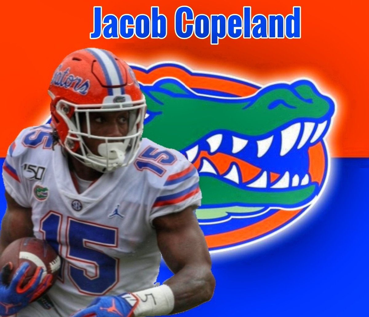 NCAAFNation247's tweet image. Florida Gators Wide Receivers

• The Alpha with #NFL Talent
Trevon Grimes (6'6, 875 career receiving yards)

• The Versatile do it all WR
Kadarius Toney (2 Rec TDs, 1 Rush TD)

• The Next Star
Jacob Copeland (2 Rec TDs as a FR)

• Rising Star
Xzavier Henderson
