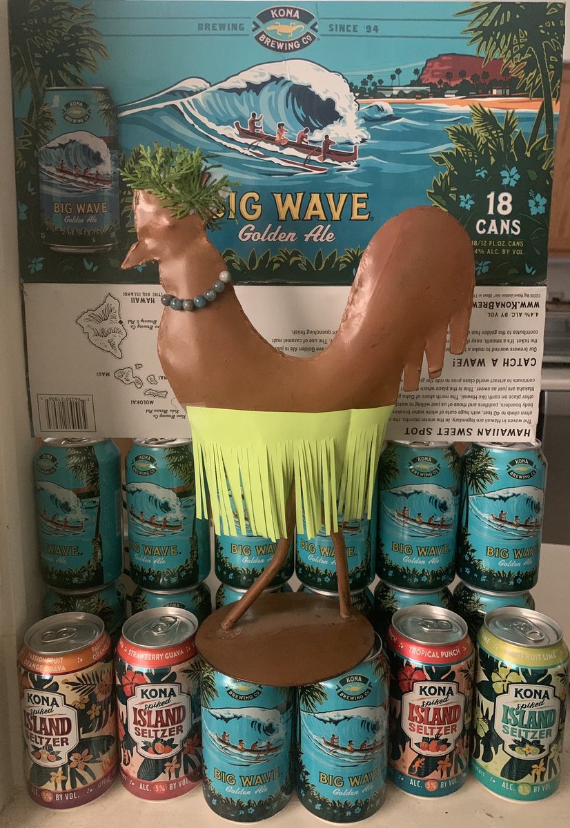 shari1822's tweet photo. @KonaBrewingCo my decorative roster at home his ready for a Kona kind of summer. https://t.co/rZtLtrfEEE
