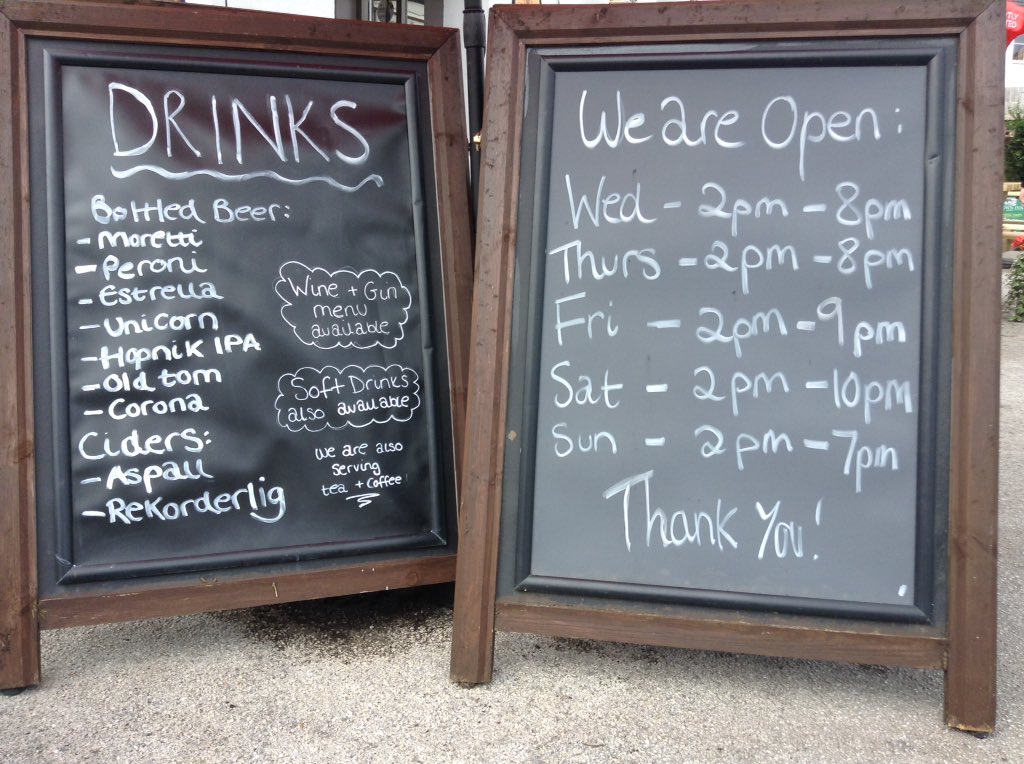 Temp Opening Times  <a href="/LixwmCommunity/">Lixwm Community Group</a> <a href="/robbiesbrewery/">Robinsons Brewery</a> 😎