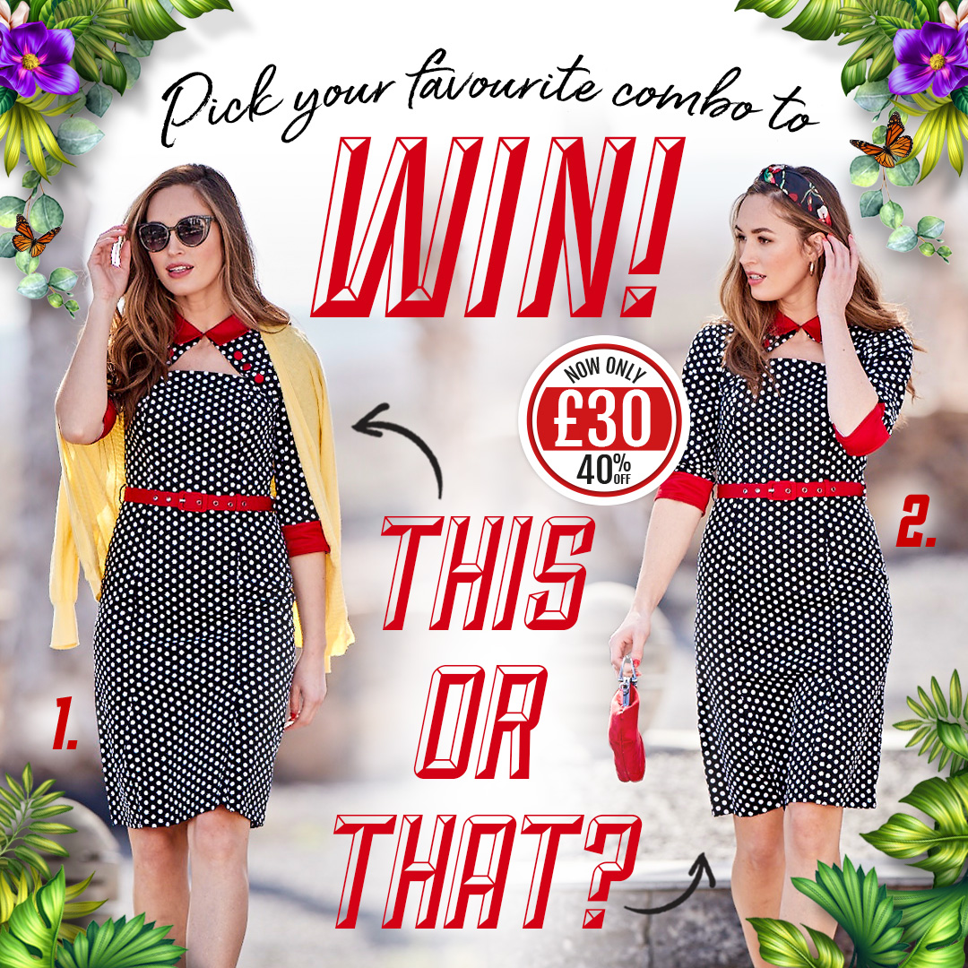 joebrowns's tweet photo. 🌟PICK YOUR FAVOURITE TO WIN!🌟

To enter, simply RT this post, pick your favourite outfit combo, 1 or 2, and pop it in the comments below and you could WIN!

T&amp;C's apply - good luck folks! ❤️ https://t.co/7hF4PAG85W