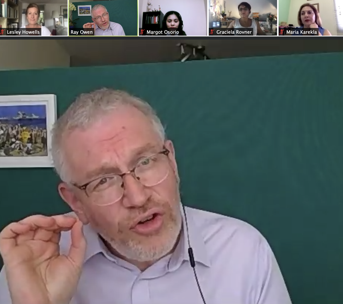 “Universal processes, yes, *and* zoom in &amp; the contexts are different” - @MindfulPrimate discussing What Might Be Different in Contextual Behavioural Science for Physical Health - panel with <a href="/GracielaRovner/">Graciela Rovner</a> <a href="/MariaKareklaCY/">Maria Karekla</a> Lesley Howells, Margot Osorio, Dr Patti Robinson #ACBSWC