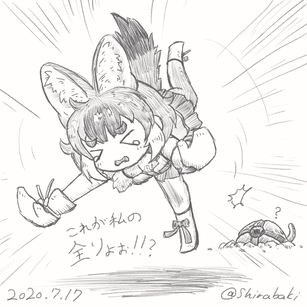 #けものフレンズ
ドール、「疾風のワイルドハント」NGシーン的な。
「何でこういう時に足元に沸くんですか!>∞<」
「後でお説教、ですわね…」 