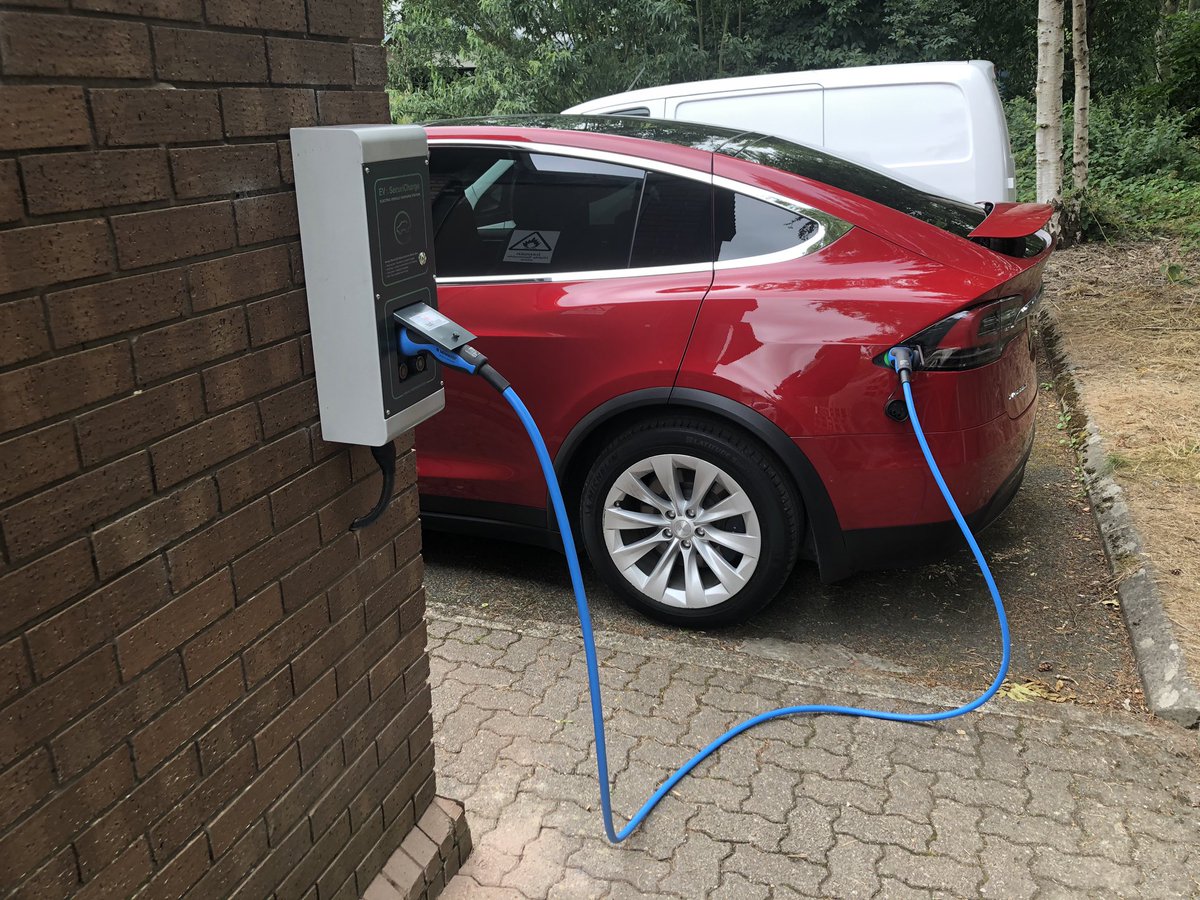 A big thanks to <a href="/RedFlameNewtown/">Red Flame Electrical</a> for installing a refurbished SecuriCharge:EV Type 2 #ElectricVehicle charge point at our unit today! 🙏🏻👍🏻 This charge point is 22kW and has replaced our <a href="/RolecEV/">Rolec</a> 7kW Type 2 Wallpod:EV. Now relocated to cater for easier charging. 😎 #ChargeUpWales