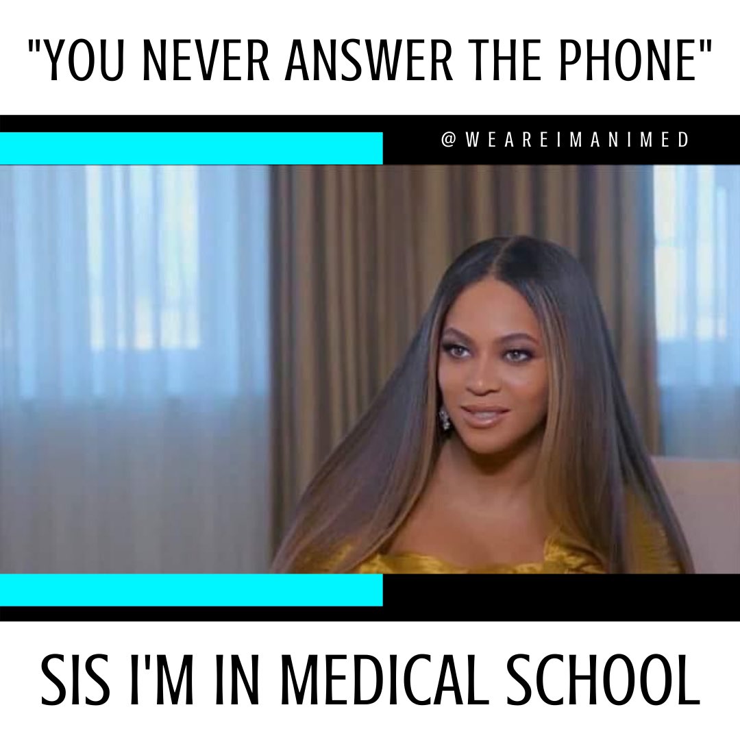 weareimanimed's tweet photo. This one speaks for itself 🥴
#MedTwitter #medstudents #medschool #BlackTwitter https://t.co/e29TTd1D6w