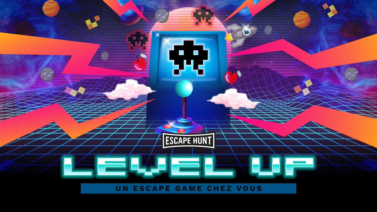 🕹 RETOUR DANS LES ANNÉES 80 AVEC NOTRE NOUVEAU SCÉNARIO ! bit.ly/2OyhHqi #LevelUp #escapegame #playathome #jds