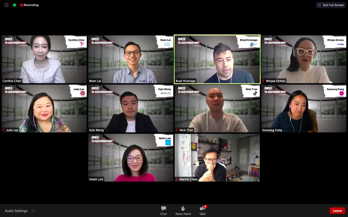 MichelleCGuerin's tweet photo. I’m soooo excited to watch @Adweek’s Asian American Summit with so many business leaders: @TheCynthiaChen, @hiranaga, @kwong47, @soyonyc, @BoonLai, @judysf, @Helen_Loh, @minjae (w/ @koimtv) - happening now!

#Diversity #Inclusion #EqualityForAll https://t.co/tBhKXQjFAh