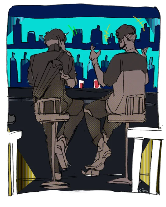 [ap絵x]
いつの間にか居て、いつの間にか帰ってるオーナーの友達 