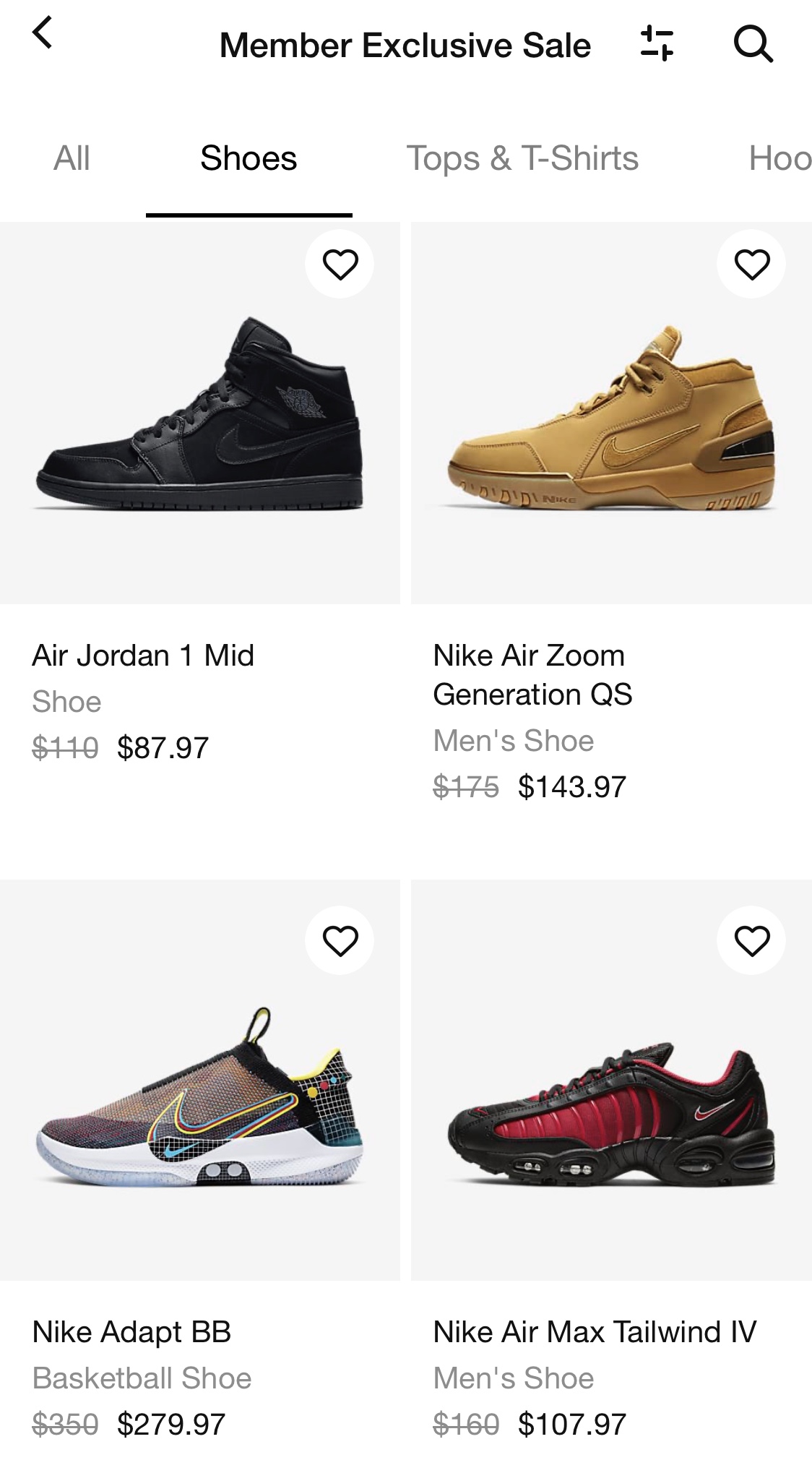 nike member exclusive sale