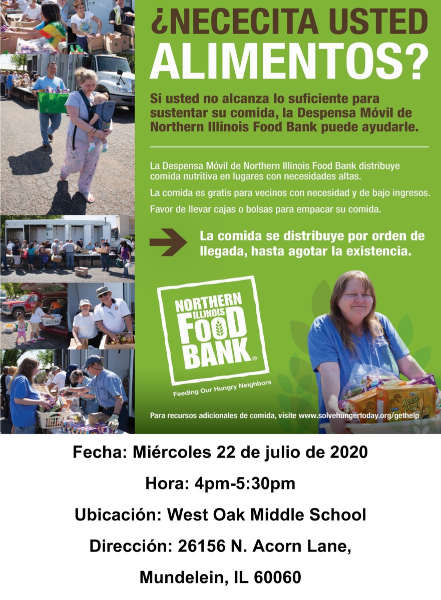 Diamond Lake District 76 (@dldistrict76) on Twitter photo Northern Illinois Food Bank will be at West Oak Campus on July 22 4 - 5:30 pm distributing free food to our community. Food is distributed on a first come first serve basis, while supplies last #D76Diamonds <a href="/ILfoodbank/">Northern IL Food Bank</a> Northern Illinois Food Bank will be at West Oak Campus on July 22 4 - 5:30 pm distributing free food to our community. Food is distributed on a first come first serve basis, while supplies last #D76Diamonds <a href="/ILfoodbank/">Northern IL Food Bank</a>