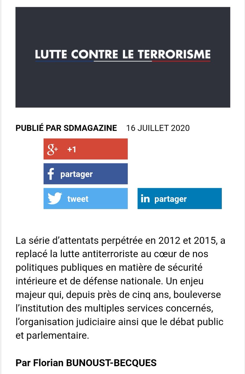 CESED_FR's tweet photo. Florian BUNOUST-BECQUES du #CESED aborde la "Lutte #antiterroriste [et] l’évolution de la doctrine #française et #européenne depuis 2015" dans le dernier numéro de #SDmag
👉
https://t.co/1izaji8ikM https://t.co/qte8wSdn8O