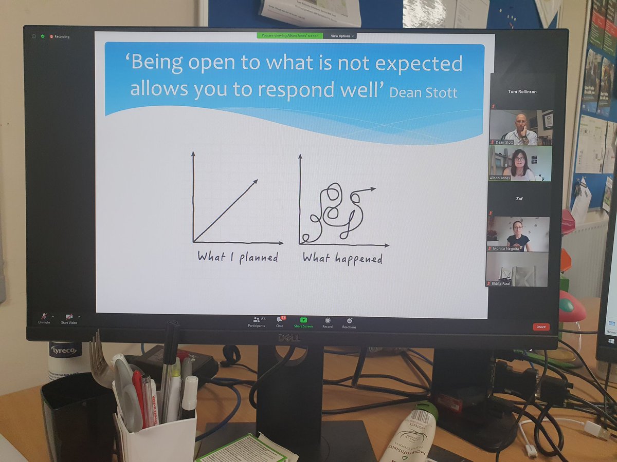 TomJRollinson's tweet photo. I always love @LfEcommunity events and leave with a fresh perspective on things. Reminds me things will never go as planned #RACIP ahem... #lockdownuk #COVID19. And thanks @AlisonSJones5 for your skillful comparison of the NHS to special forces! π @wmahsn @AklakC @EMASNHSTrust https://t.co/9GbxIqLpIM