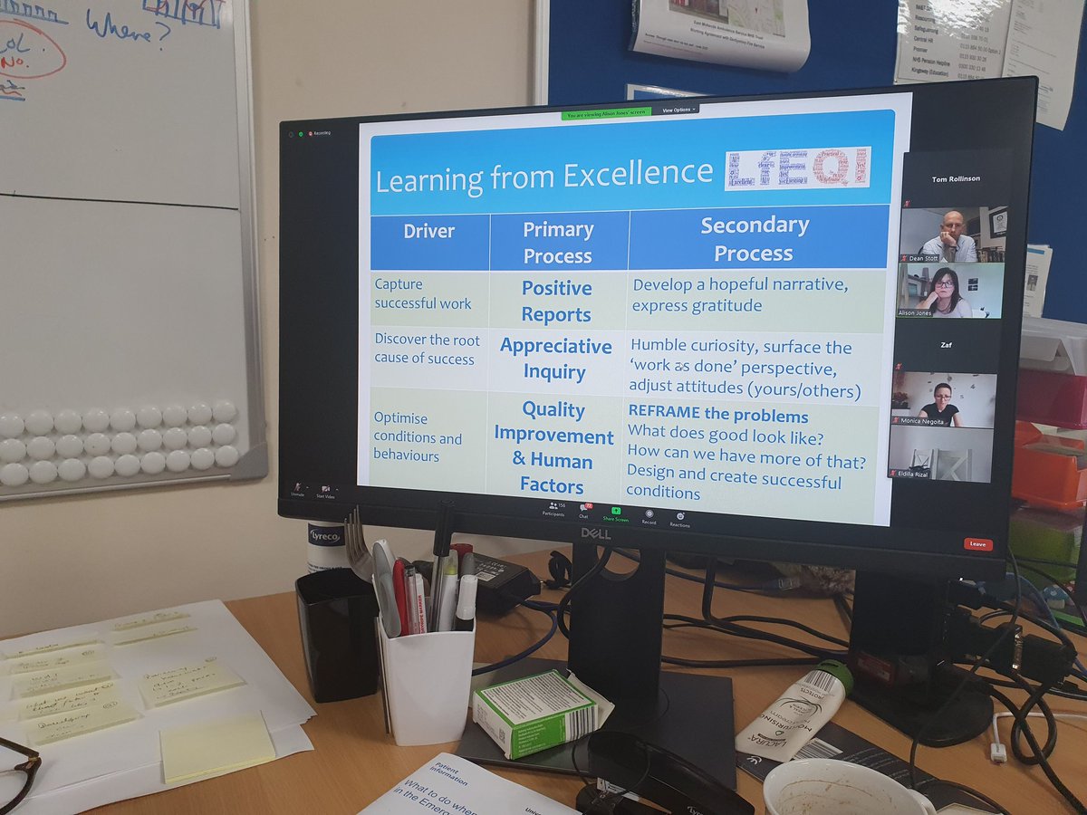 TomJRollinson's tweet photo. I always love @LfEcommunity events and leave with a fresh perspective on things. Reminds me things will never go as planned #RACIP ahem... #lockdownuk #COVID19. And thanks @AlisonSJones5 for your skillful comparison of the NHS to special forces! π @wmahsn @AklakC @EMASNHSTrust https://t.co/9GbxIqLpIM