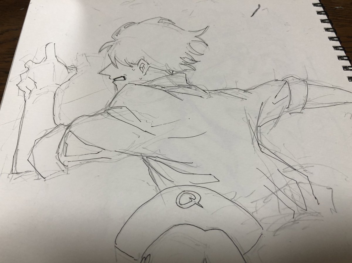 ザッカザカに描いたら走ってる感出たかもしれない 