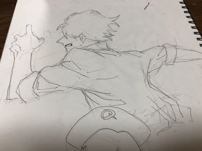 ザッカザカに描いたら走ってる感出たかもしれない 