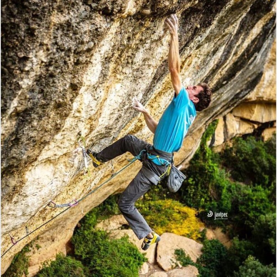 mojagear's tweet photo. This week the amazing Stefano Ghisolfi just completed "The Bow" a 9a+ route in Arco, Italy. 
The second image is our throwback Thursday to his biggest achievement when he climbed "Perfect Mundo" 9b+ in 2018. "Perfect Mundo" was first climbed by Alex Megos. https://t.co/bmmU2DvJ0S