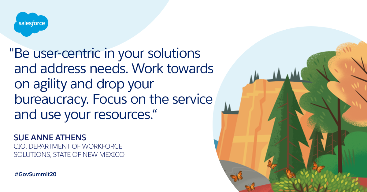 salesforce's tweet photo. How do you scale call center operations to handle volume? π²
Create new channels for people to get in touch, like chatbots. Hear more about what that meant for the State of New Mexico during #GovSummit20π. https://t.co/uL7Uf8QFhD https://t.co/6sOqihZqVR