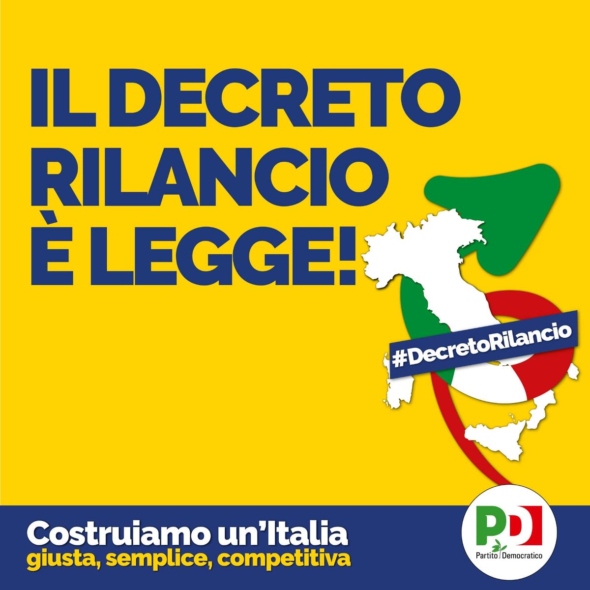 Il decreto rilancio è legge.

Con il voto di fiducia si è, infatti, concluso il percorso di conversione parlamentare del  provvedimento economico più importante mai varato nella storia della nostra Repubblica: uno stanziamento di fondi pari a 5 volte l’ultima legge di bilancio.