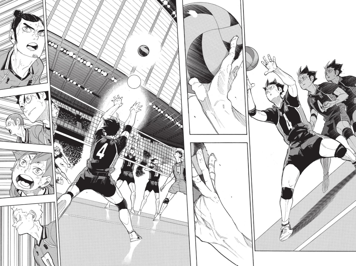 One thing I also notice on why we got focused POV on most of Karasuno's 2nd years for this match is that it ties up to this match's theme: CHALLENGERS VS. CHALLENGERS. I see 2 reasons: