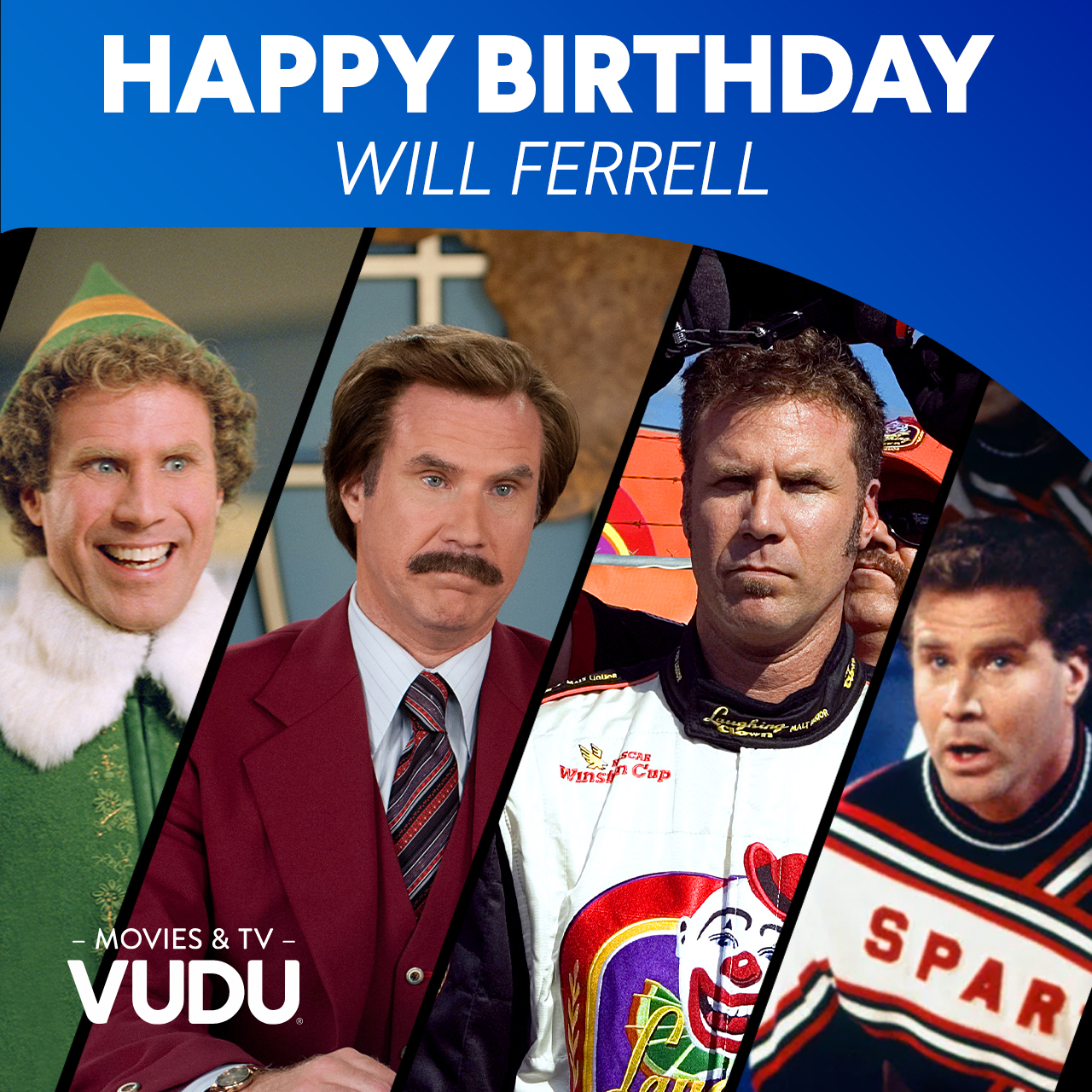 Happy birthday Will Ferrell! Out of his 122 acting credits, which one is your favorite? 