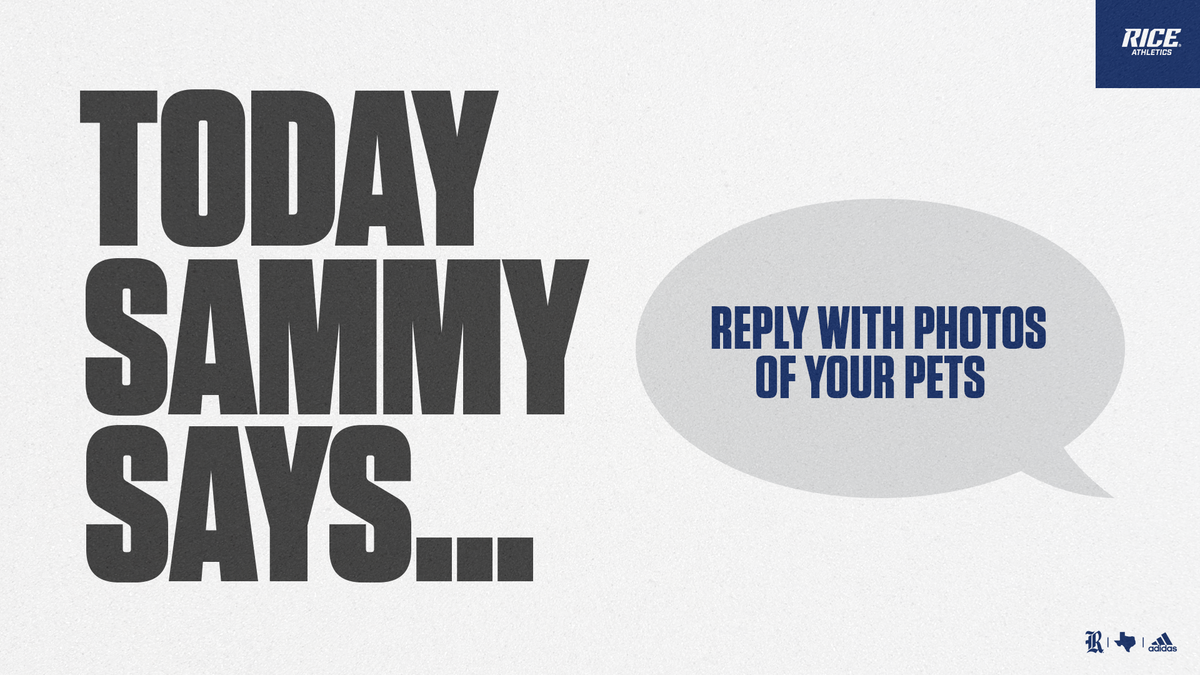 Rice Athletics 👐 tweet media