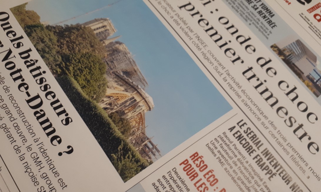 Au sommaire de Tribune Côte d'Azur n°1056
#Emploi, onde de choc sur le 1er trimestre, Quels bâtisseurs pour Notre-Dame, <a href="/IoYumma/">yumma</a>, Amadeus, EasyAccess, @mdlmousse... 
tribuca.net/actualites_694…
#Nice06 #Cannes #SophiaAntipolis