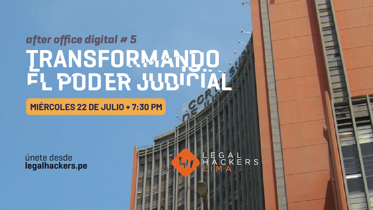 LegalHackersLim's tweet photo. En este nuevo meetup de Legal Hackers Lima tomamos el toro por las astas. ¿Es el Poder Judicial la gran barrera para la transformación del sector legal en el Perú? ¿O es simplemente el reflejo de nuestro sector legal? ➡️➡️➡️https://t.co/H77JkGXvQD https://t.co/zs4tp30cZk