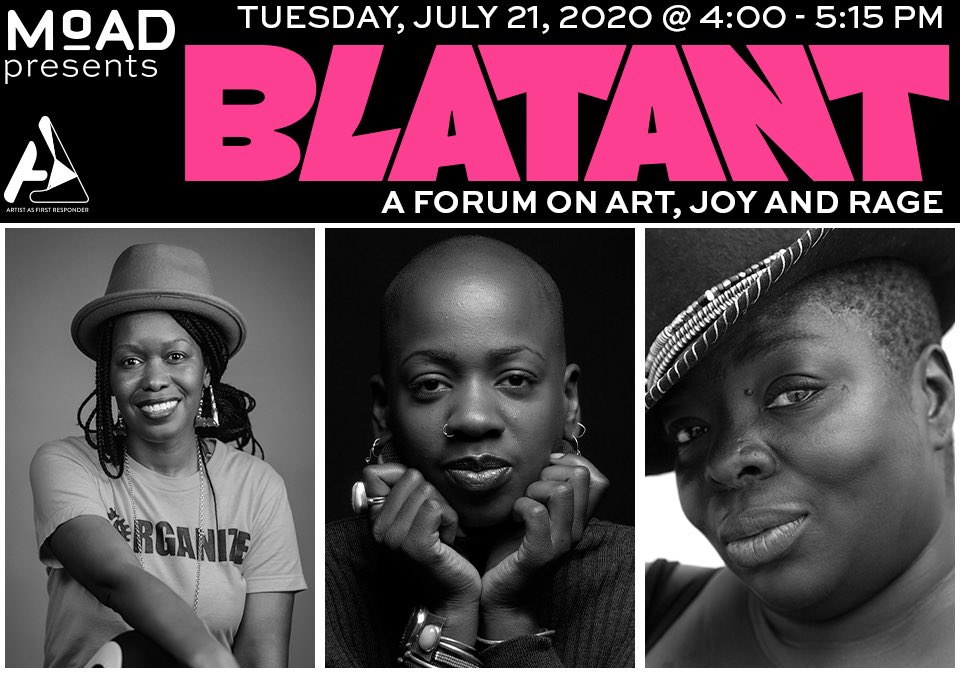 We’re excited to launch BLATANT, a forum and live zine series authored and facilitated by curator and cultural strategist (<a href="/blublakwomyn/">Ashara Ekundayo</a>) that centers the lived experiences and radical imagination of Black womxn artists &amp; cultural workers creating across discipline and geography.