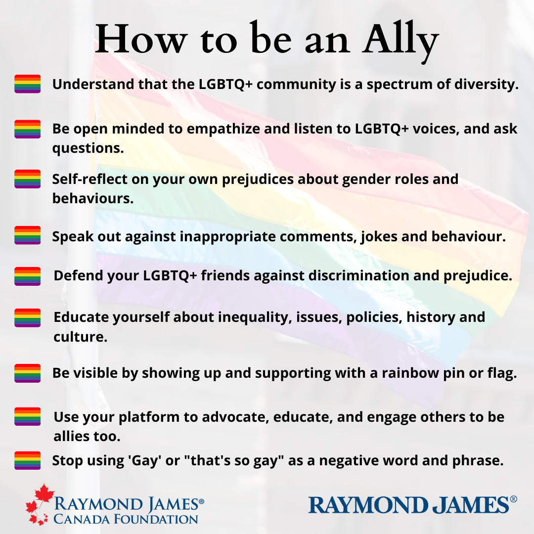 Happy PRIDE! As PRIDE celebrations take place across the globe, we reflect on our role as allies. What can we do every day to positively impact movement toward equality, justice and belonging? rjcfoundation.ca/news/happy-pri… #RJCares #Diversity #PRIDE2020 #Inclusion