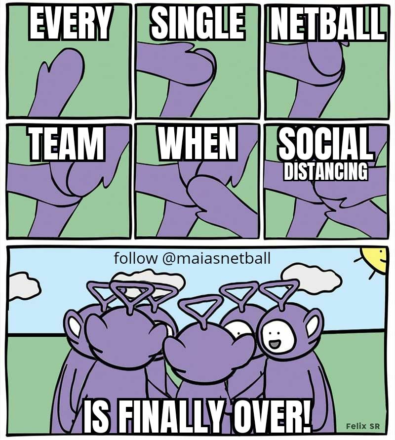 MaiasNetball's tweet photo. How good is that 1st team shout going to feel 🗣🙋🏾‍♀️
#netballmeme #meme #netball https://t.co/utnOrqn0Tr