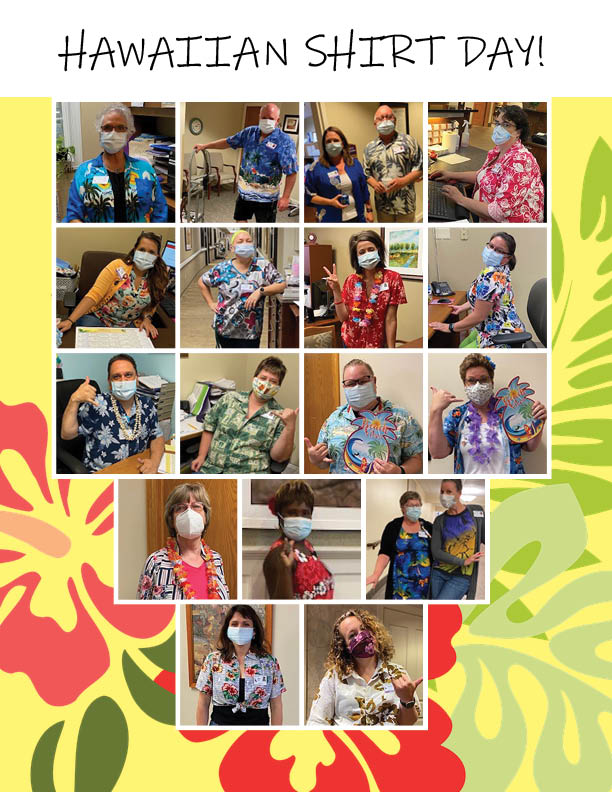 Some of our staff enjoyed a Hawaiian shirt day yesterday. Because...why not?!? 🏝🍍😁