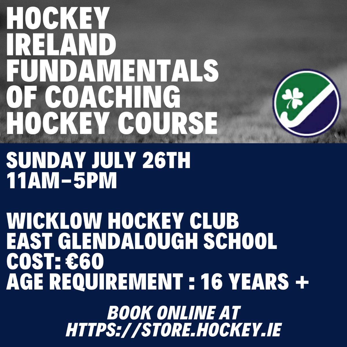 irishhockey's tweet photo. Coach Education is recommencing!

We have a number of Fundamentals of Coaching Hockey courses coming up, along with a Level 1 Coaching Course taking place in Wicklow in August. See 👇 for more!

https://t.co/8jniA6kFH5 https://t.co/uN6tZETVG3
