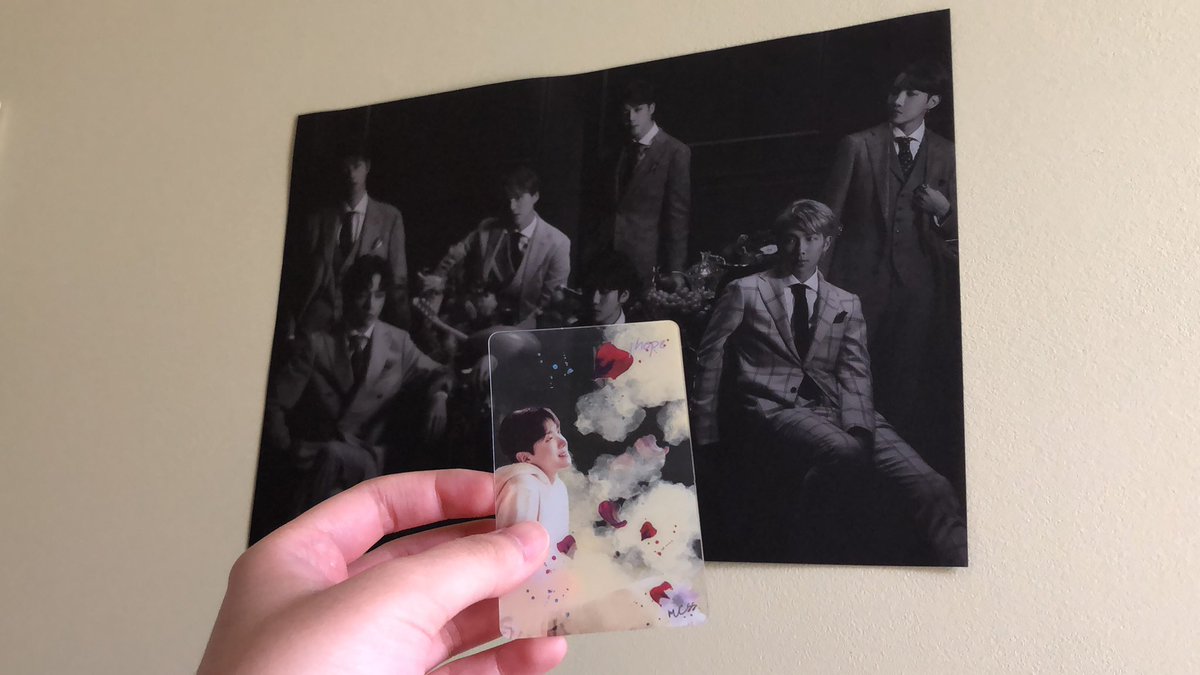mintstrck's tweet photo. just got my clear hoseok card from @MintCrySS on etsy and i love it so much!!!! https://t.co/Yo3mE5awD8