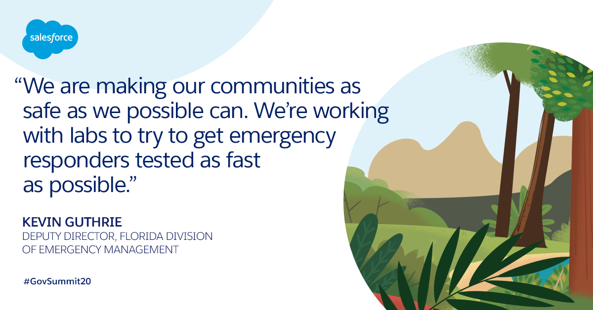 salesforce's tweet photo. Support for people on the frontlines, in action β
Faster test results = back to work quicker and safer. See how they did it as a part of #GovSummit20π: https://t.co/0fHl11bU0U https://t.co/6KRBeunh6q