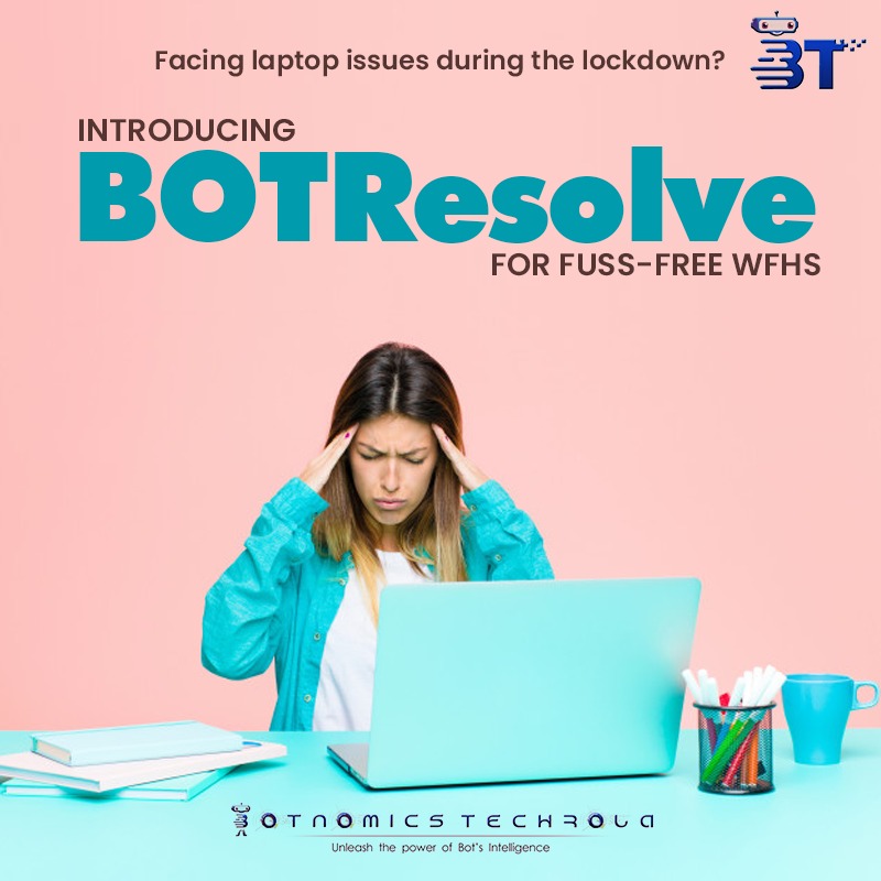 botnomics's tweet photo. With your IT desk not handy to solve your #laptop/#desktopproblems, there should be someone to take that place. Make #workfromhome of your employee easy with us! Check out the details here - https://t.co/ktUCzmzs9y
#Botnomics #LaptopIssues #LaptopProblems #Computer #Technology https://t.co/Ylivx5M3ga