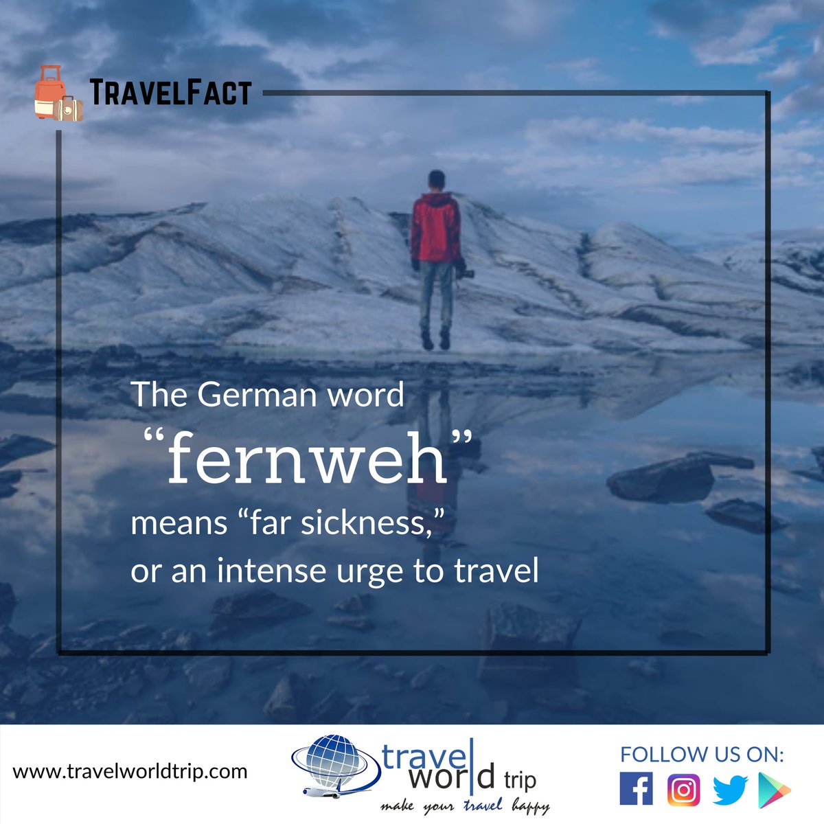 Keep calm and travel on. 

#travelworldtrip #flyagainwithtwt #Trending #FactCheck  #travelgram #travelagency #travelagents #travelfact #travelfacts #travelfactsindia #travelfactsindia #facts #fact #FactsMatter