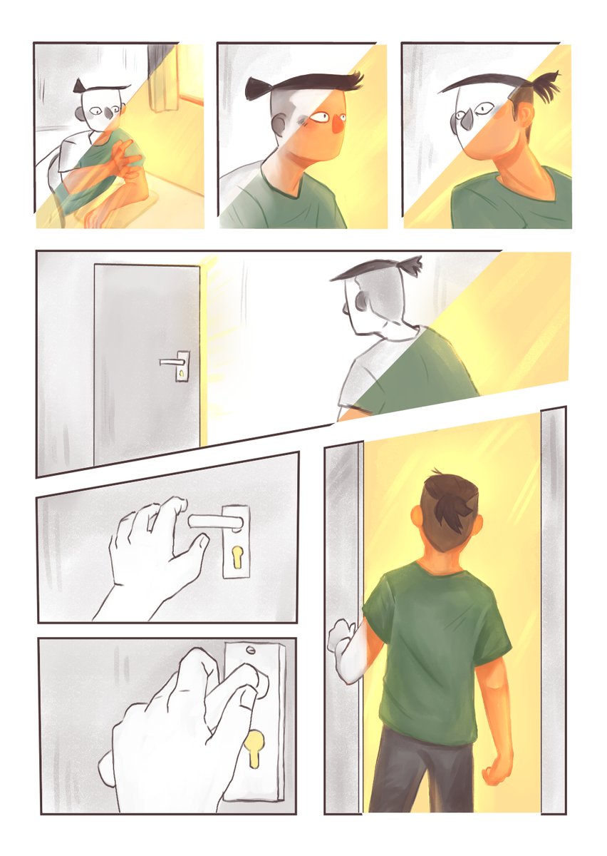 A very short comic about burning out 