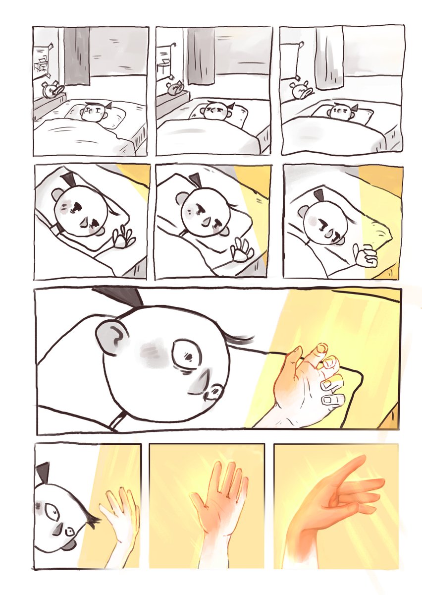 A very short comic about burning out 