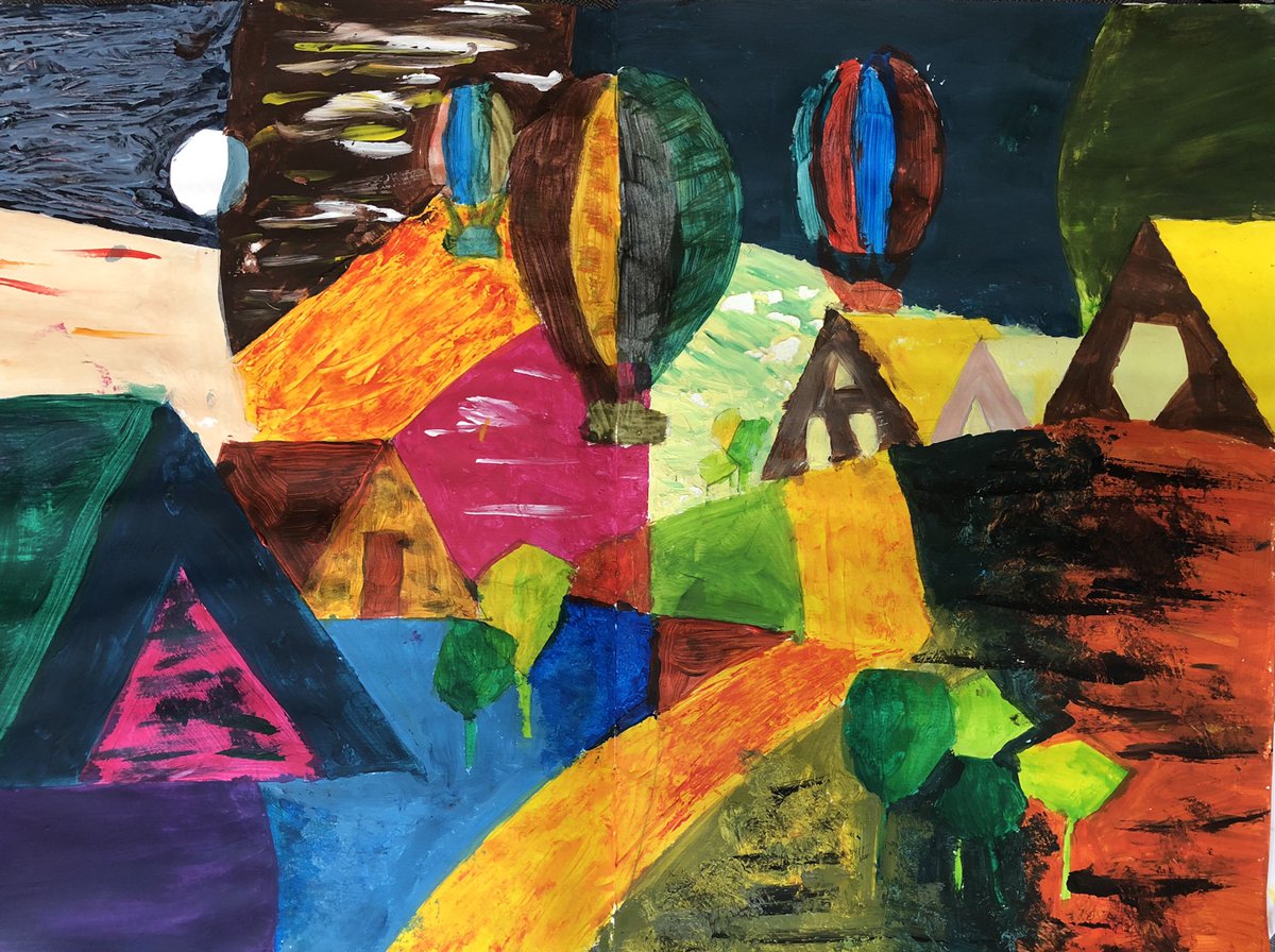 RichardHuman's tweet photo. Even in their last moments as @bsnjsl Y6 students all could be found busily working on their Ton Schulten inspired art work. Wonderful talent coming your way @BSN_SSV @JamesOxlade #bsny6 #bsnart https://t.co/URLrEBtIyT