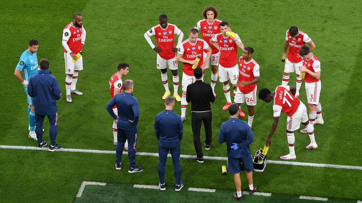 Arsenal's tweet photo. Trust the process ✊ https://t.co/zv4PQbOpkO