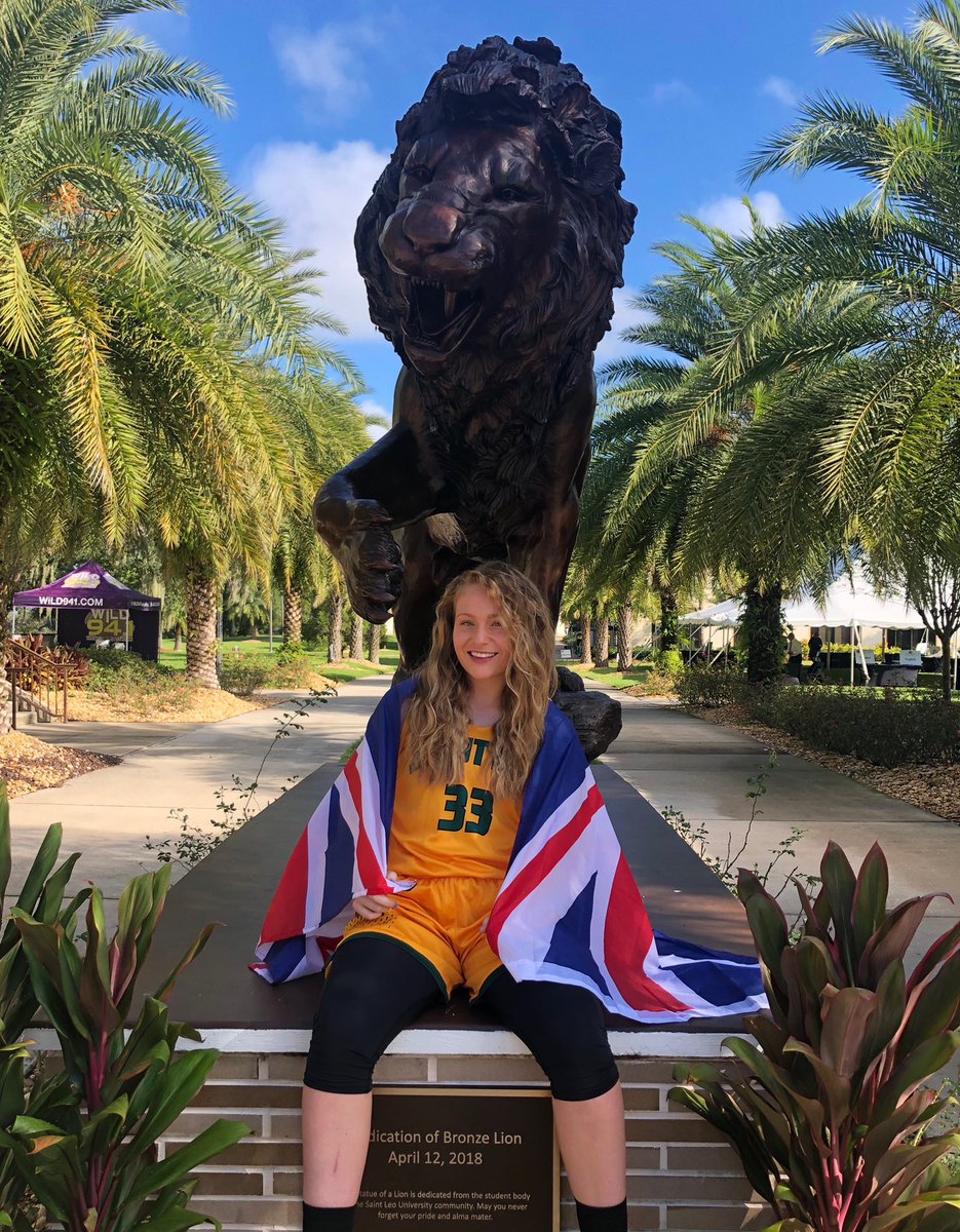 SaintLeoWBB's tweet photo. “I loved every second at Leo. I want to thank all of the faculty and staff for allowing me this unbelievable opportunity and for supporting me. To my family, thanks for always following my journey overseas. I truly am blessed to be a Lion.”
-Gina Brierley https://t.co/9qurfn0p8y