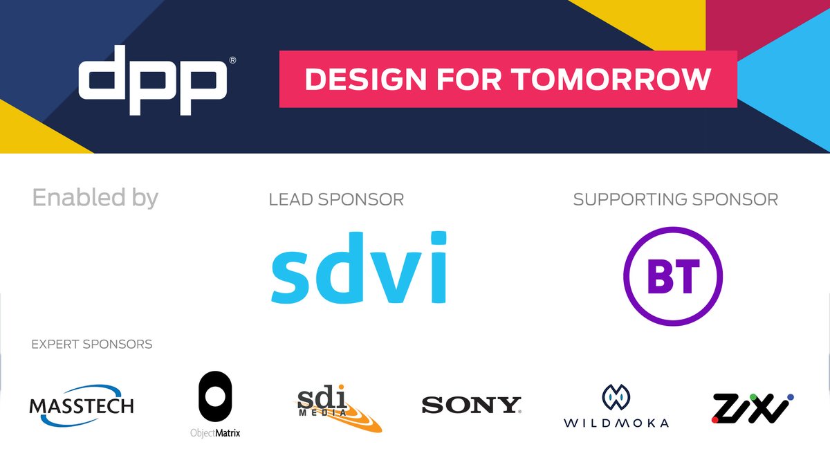 SDVICorp's tweet photo. SDVI is proud to be lead sponsor of #DesignforTomorrow from @thedppltd which will tap expertise of industry leaders in the areas of Key Design Principles, Content Preparation, and Libraries and Archives. Watch for updates beginning at the end of August. https://t.co/LpBrp4p7aZ https://t.co/X6xzzAZhZR