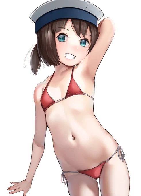 なんとなく、こうすれば提督に間宮さんのところに連れて行ってもらえるをもらえることをおぼえた大東ちゃん 
