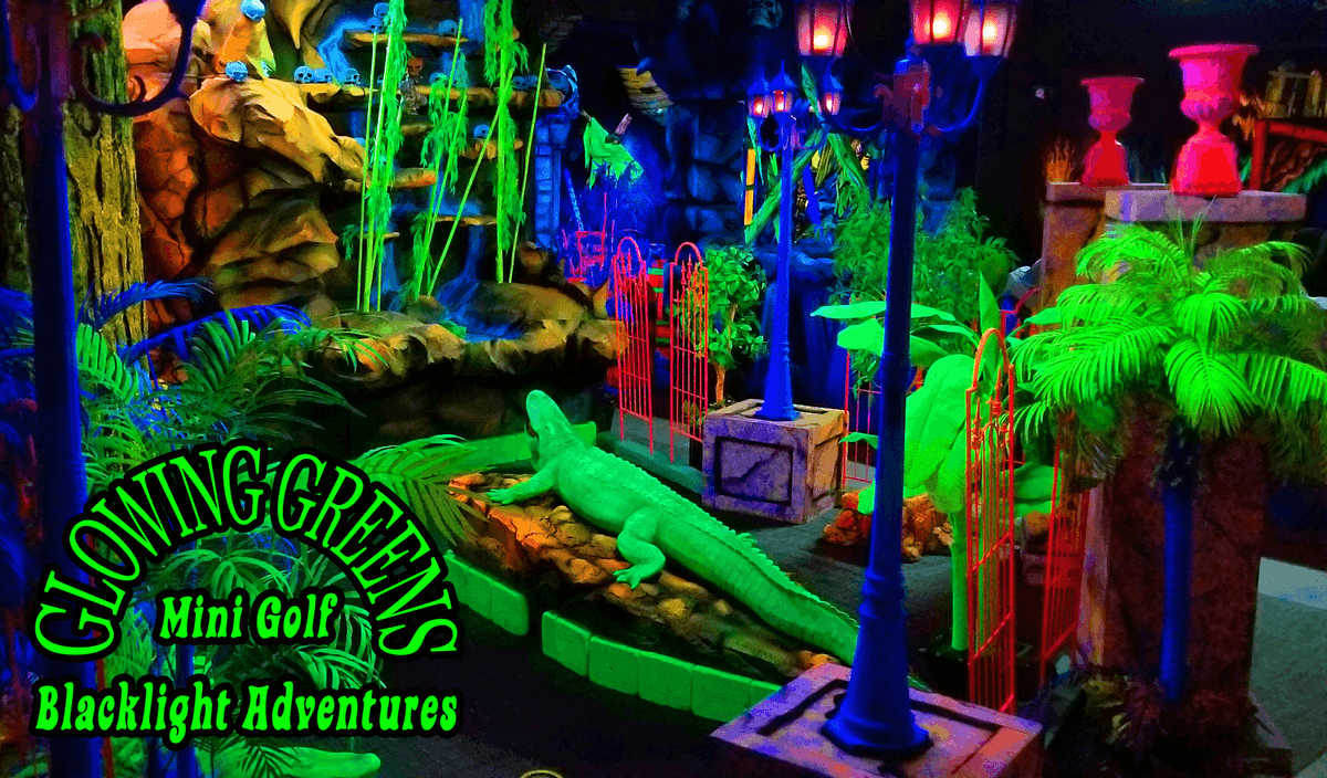 Our doors open Friday at 3PM! Enjoy no wait time and book your time now at glowinggreens.com - Find us at 509 SW Taylor to enjoy fun for the whole family while getting out of the heat. #minigolf #HoleyMoley #puttputt #Portland #FamilyFun