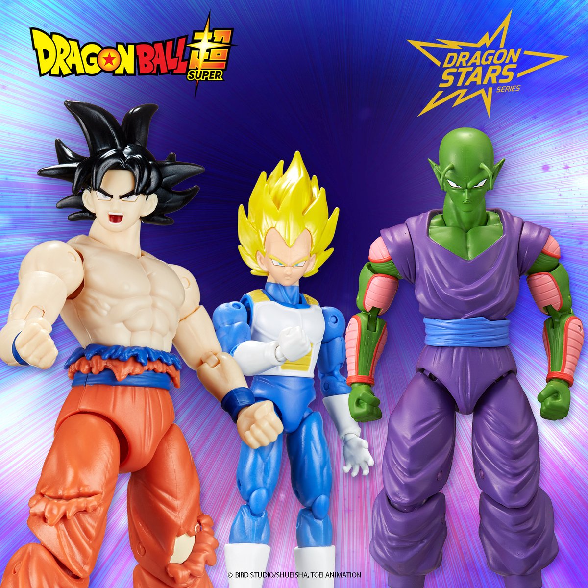 BandaiNamcoPlay's tweet photo. Choose your fighters! 🔥 🔥
#DragonBallSuper #BandaiAmerica #DragonBall #DragonStars #Toei #Anime #ActionFigures #Collectable #CellFinalForm #Broly #SuperSaiyanBlueVegeta https://t.co/9vGtFco5dL