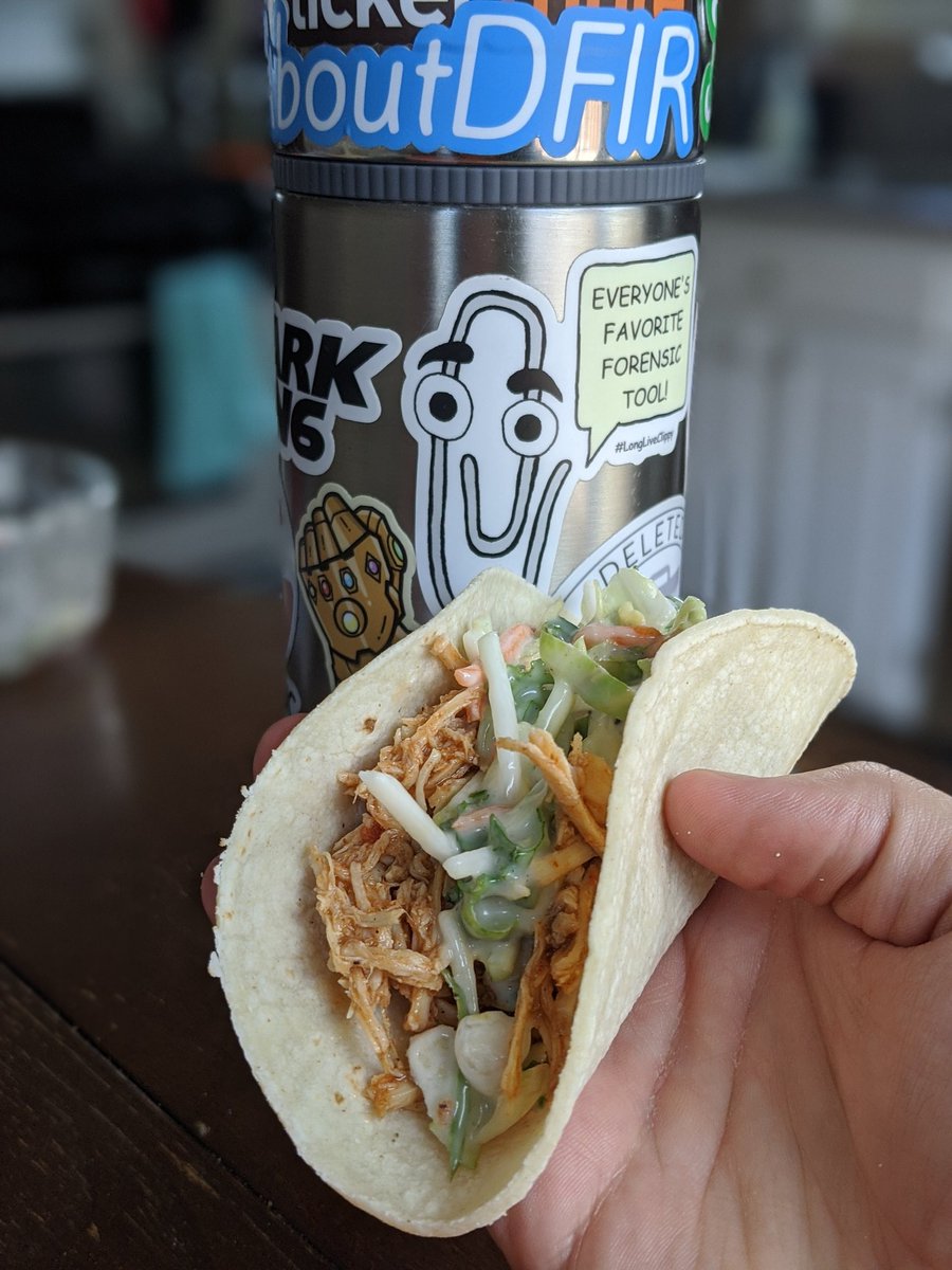 KevinPagano3's tweet image. Sudo Austin tacos! #DFIRSummit #TacoCon #LongLiveClippy
