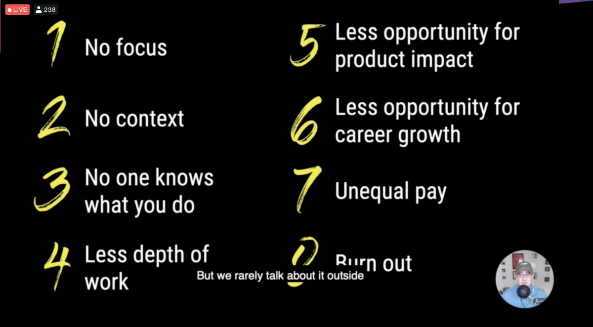 juliushonnor's tweet photo. As a content person “you are burned the fuck out” says @jcolman at #DCCSix. And you may also recognise these other seven problems. https://t.co/KpjsmGspuy https://t.co/vks1tPEGLz