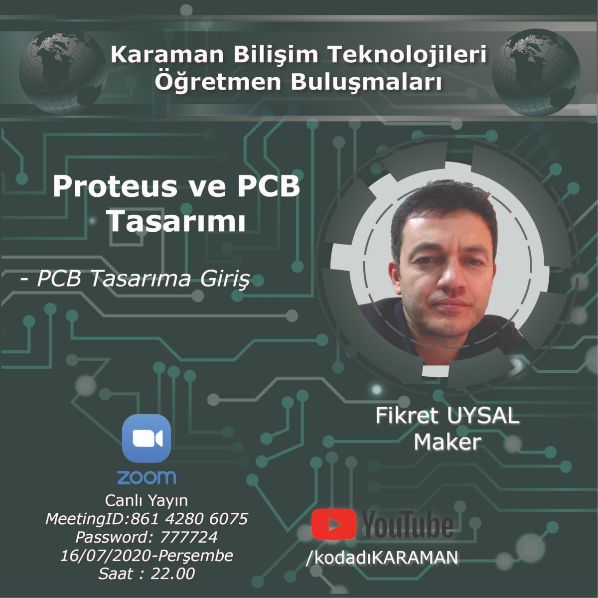 Fikret Hocamızla bu akşam saat 22 00'da PCB Tasarımına Giriş devam ediyor.<a href="/tcmeb/">Millî Eğitim Bakanlığı</a> <a href="/ziyaselcuk/">Ziya Selçuk</a> <a href="/burcuyilmaz_bte/">Burcu Yılmaz</a> <a href="/CaliskanMhm/">Mehmet ÇALIŞKAN</a> <a href="/arahmankurt/">Abdurrahman Kurt 🇹🇷</a>