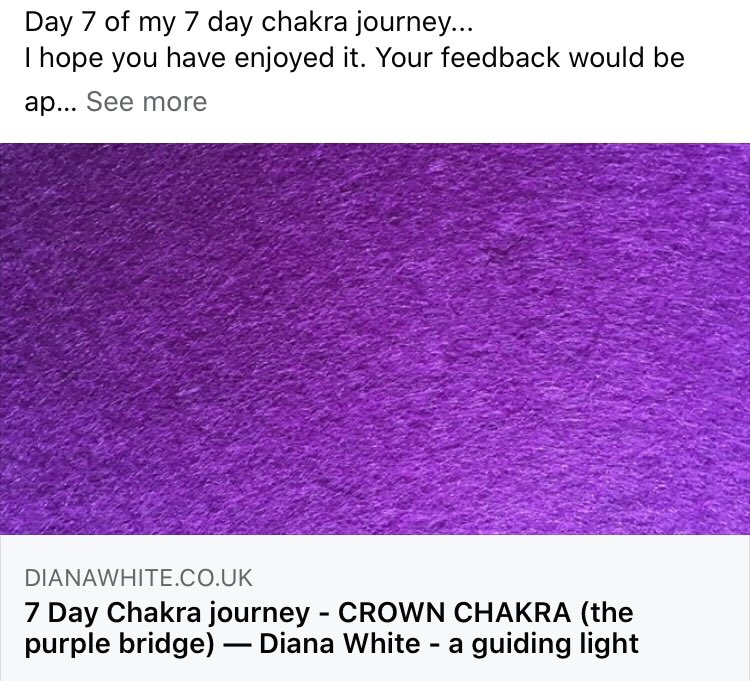 aguidinglightuk's tweet photo. Day 7 of my 7 day chakra journey...
I hope you have enjoyed it. Your feedback would be appreciated 🙏🏻
Enjoy the final part of crystal’s journey...😊
#chakras #purple #crownchakra #consciousness #enlightenment #7daychakrajourney #reading  #energy #story
https://t.co/3V0YMGprp5 https://t.co/26OSGycmPL