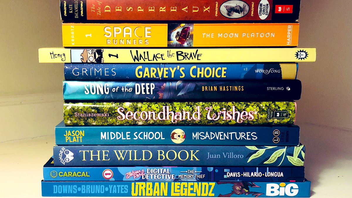 Hey, teachers, librarians, educators &amp; parents! I need to find these 10 middle-grade books a new home so it’s #Giveaway time!

RT &amp; Follow by Saturday, 7/18 to enter for a chance to add these great books 📚📚 to your classroom/personal library! #KidsNeedBooks #FunkSummerGiveaways